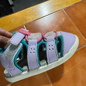 Kids' Purple and Teal Sandals